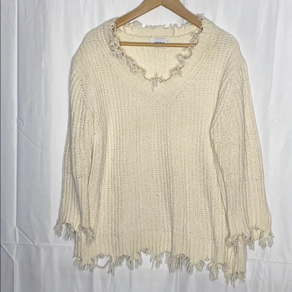 Fringed Cozy‎ Sweater